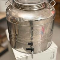 Fusto inox per olio