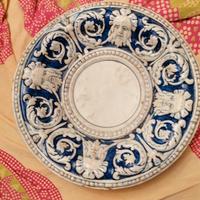 pesaro SCA  piatto blu e bianco