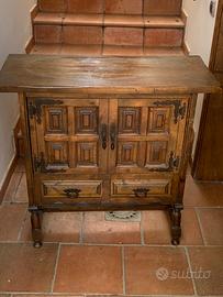 Mobile bar vintage anni 60 in legno