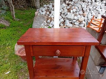 Coppia tavolini rustici 80