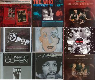 Lotto 9 CD Who Beatles Hendrix Dylan Cream Cohen..