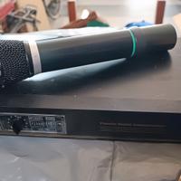 radio microfono vintage 