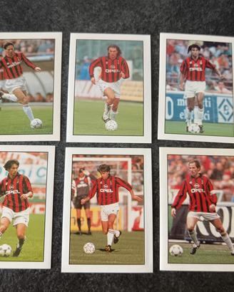 Lotto 6 figurine Milan campioni dello sport edigam