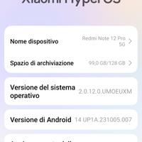 Xiaomi Redmi note 12 Pro 5 g