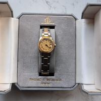 Baume Mercier + original box baumatic acciaio oro