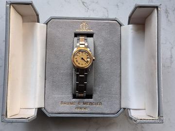 Baume Mercier + original box baumatic acciaio oro