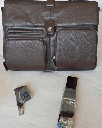 Piquadro borsa in pelle a tracolla