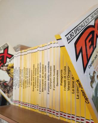  collezione Tex Willer dal n. 1 al n. 590 più albi