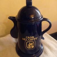 CAFFETTIERA   PORCELLANA   CASA  DEL CAFFÈ  TORINO