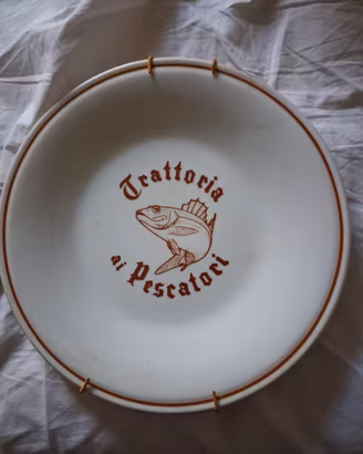 Piatto Richard Ginori Trattoria Ai Pescatori