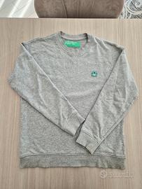 Felpa Benetton Uomo Grigia