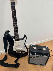 Chitarra elettrica  con amplificatore