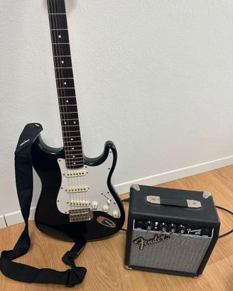 Chitarra elettrica  con amplificatore