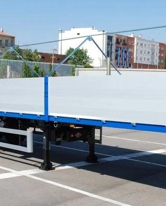 Semirimorchio Lecitrailer cassonato con sponde lat