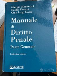 Manuale Marinucci Dolcini Gatta, diritto penale