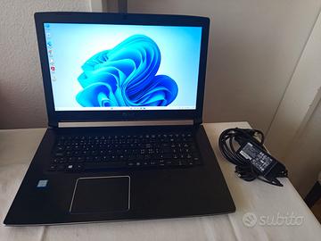 Laptop Acer Aspire A517-51 CPU i7 8550U 1.80 Ghz