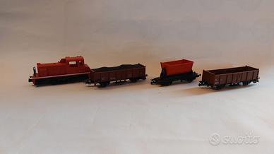 Lima H0 l locomotiva diesel e vagoni