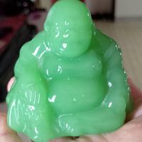 Statuina vintage Buddha in giada