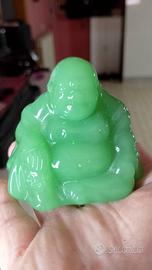 Statuina vintage Buddha in giada