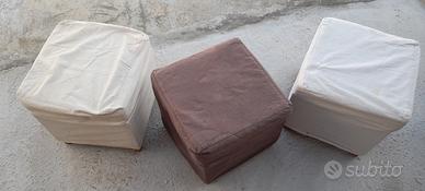 3 poltroncine  imbottite ikea