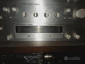 fisher amplificatore e preamplificatore