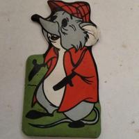 figurina della serie Bianca e Bernie n.16 vintage