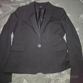 Giacca avvitata tailleur Mango nera 