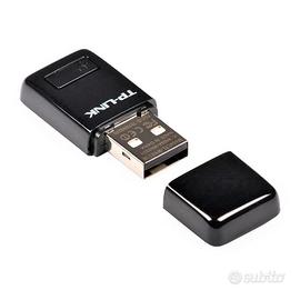 TP-LINK USB 2.0 Scheda di Rete, Wireless 300Mbps