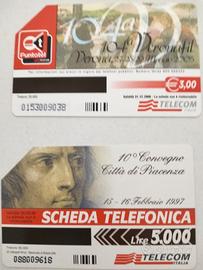 carte telefoniche in piccolo lotto 