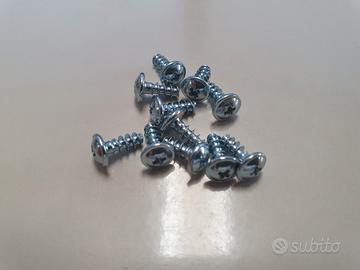 Viti auto filettanti  per plastica M 3x8 zincate