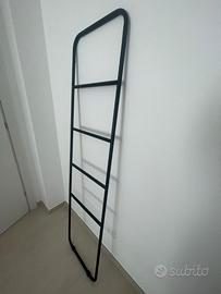 Scaletta porta asciugamani nera