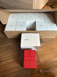 Omega Set 10 Pezzi Scatola Box Viaggio Originali
