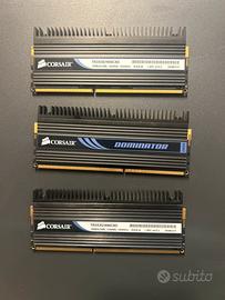 3 gb ddr3 1600 corsairs funzionanti