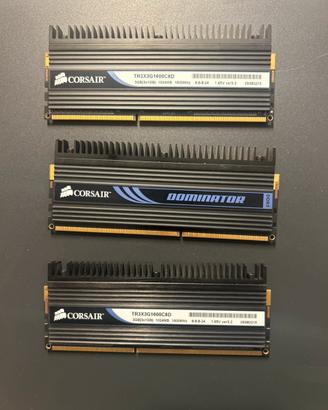 3 gb ddr3 1600 corsairs funzionanti
