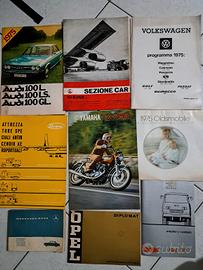 Manuali d'istruzione macchine d'epoca 