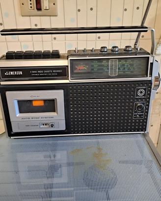 radio registratore Emerson anni 70