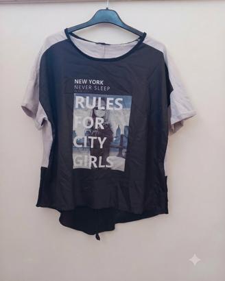 t-shirt top maniche corte donna 