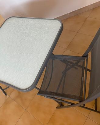 Set gardino tavolo 2 sedie