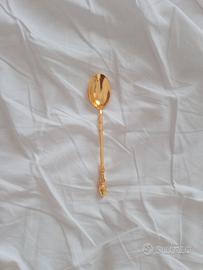 Cucchiaino in Argento Placcato Oro