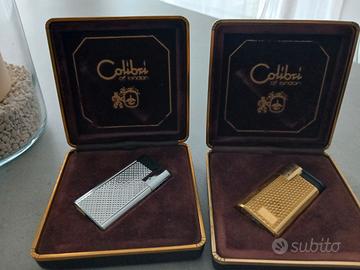 Coppia accendini COLIBRI accensione tasto push