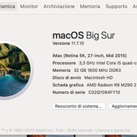 Imac 27" mid 2015 32 Gb ram