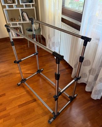 IKEA RIGGA stand appendiabiti regolabile