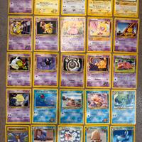 50 carte Pokémon vintage anni ‘90/2000 – originali