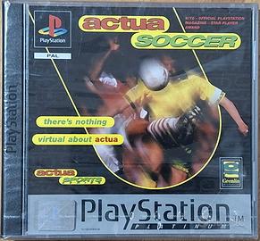 ACTUA SOCCER serie Platinum per PSX Playstation 1