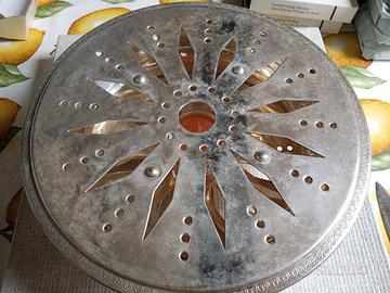 scalda vivande silver plate gobbi 22 cm no argento