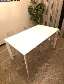 Tavolo in vetro 140x80