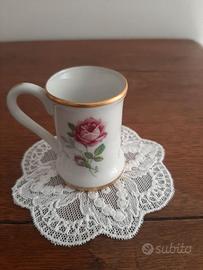 Tazzina moka vintage porcellana tedesca Kalk Turin