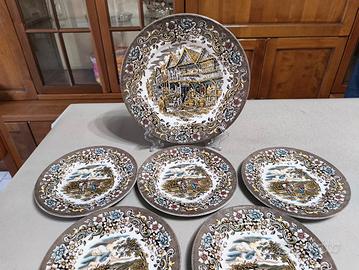 Set piatti Century England Royal Tudor ware 17'