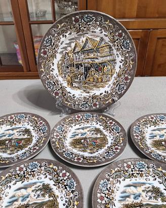 Set piatti Century England Royal Tudor ware 17'