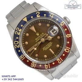 ROLEX GMT Master 6542 OCC brown gilt glossy dial